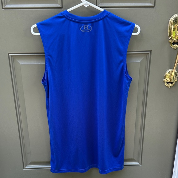 Under Armour Royal Blue Muscle Tee - Picture 3 of 4